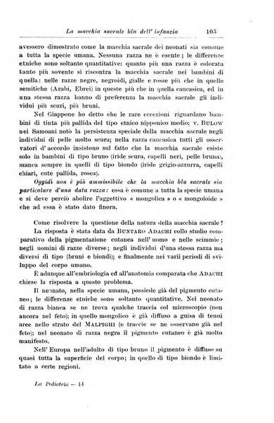 La pediatria periodico mensile indirizzato al progresso degli studi sulle malattie dei bambini