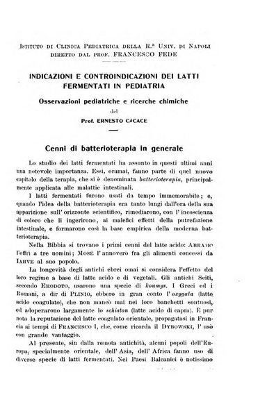 La pediatria periodico mensile indirizzato al progresso degli studi sulle malattie dei bambini