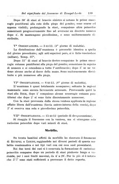 La pediatria periodico mensile indirizzato al progresso degli studi sulle malattie dei bambini