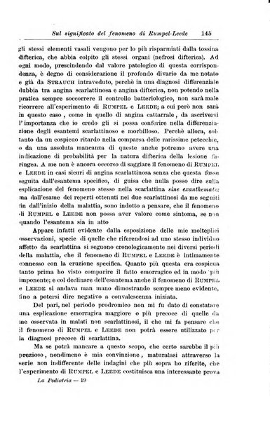 La pediatria periodico mensile indirizzato al progresso degli studi sulle malattie dei bambini