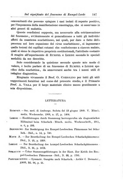 La pediatria periodico mensile indirizzato al progresso degli studi sulle malattie dei bambini