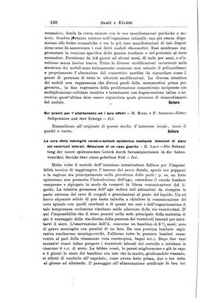 La pediatria periodico mensile indirizzato al progresso degli studi sulle malattie dei bambini