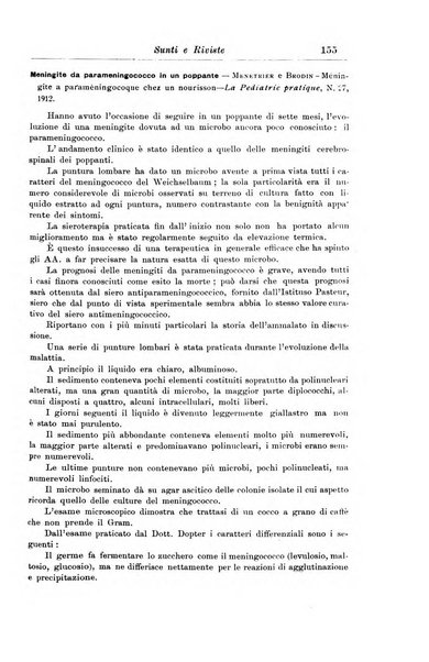 La pediatria periodico mensile indirizzato al progresso degli studi sulle malattie dei bambini