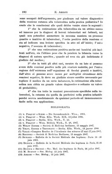 La pediatria periodico mensile indirizzato al progresso degli studi sulle malattie dei bambini