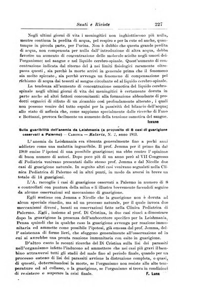 La pediatria periodico mensile indirizzato al progresso degli studi sulle malattie dei bambini