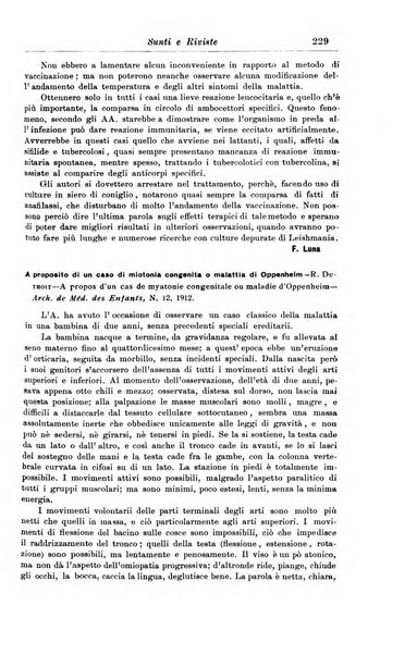 La pediatria periodico mensile indirizzato al progresso degli studi sulle malattie dei bambini