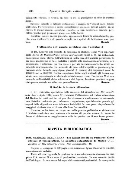 La pediatria periodico mensile indirizzato al progresso degli studi sulle malattie dei bambini