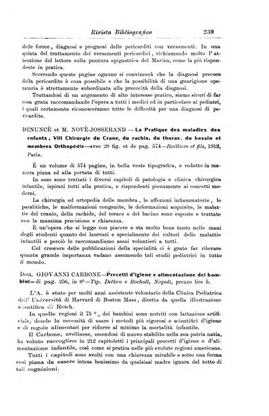 La pediatria periodico mensile indirizzato al progresso degli studi sulle malattie dei bambini