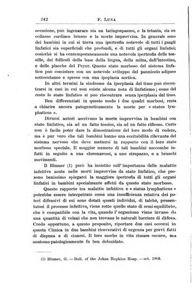 La pediatria periodico mensile indirizzato al progresso degli studi sulle malattie dei bambini