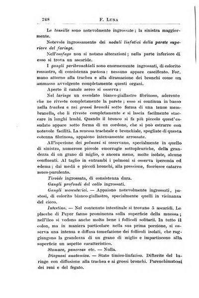 La pediatria periodico mensile indirizzato al progresso degli studi sulle malattie dei bambini