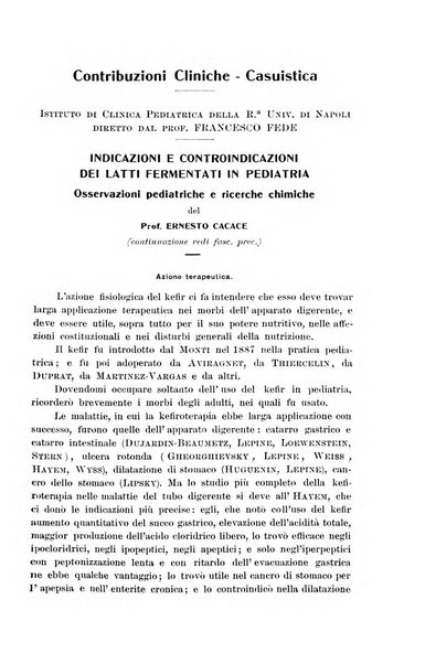 La pediatria periodico mensile indirizzato al progresso degli studi sulle malattie dei bambini