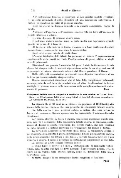 La pediatria periodico mensile indirizzato al progresso degli studi sulle malattie dei bambini