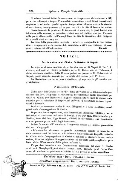 La pediatria periodico mensile indirizzato al progresso degli studi sulle malattie dei bambini