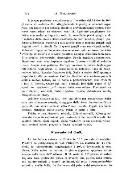 La pediatria periodico mensile indirizzato al progresso degli studi sulle malattie dei bambini