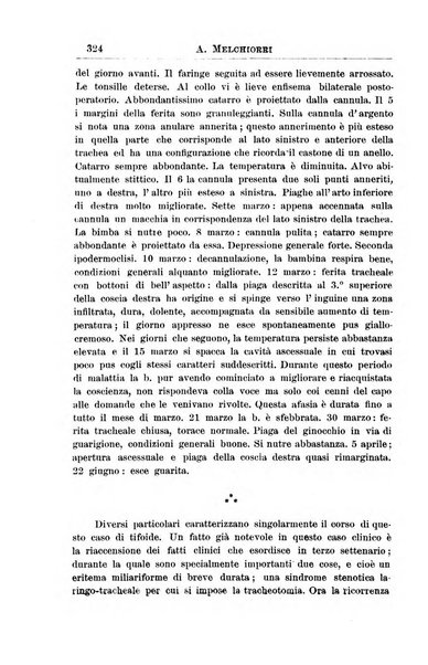 La pediatria periodico mensile indirizzato al progresso degli studi sulle malattie dei bambini