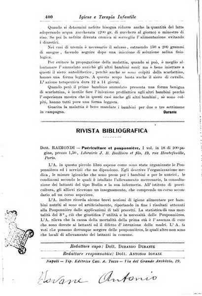 La pediatria periodico mensile indirizzato al progresso degli studi sulle malattie dei bambini