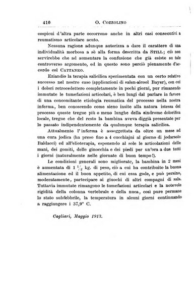 La pediatria periodico mensile indirizzato al progresso degli studi sulle malattie dei bambini