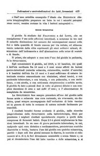 La pediatria periodico mensile indirizzato al progresso degli studi sulle malattie dei bambini