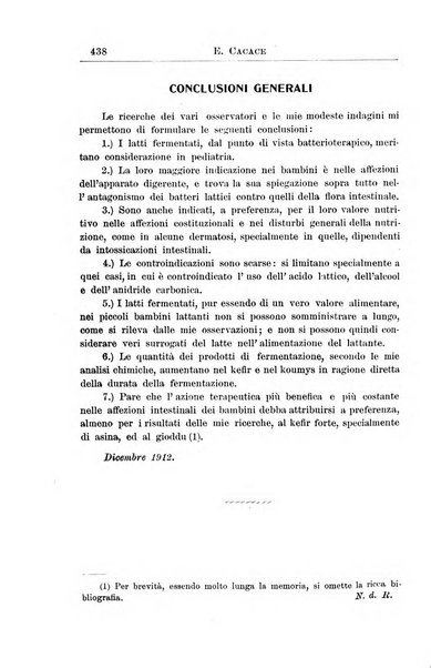 La pediatria periodico mensile indirizzato al progresso degli studi sulle malattie dei bambini