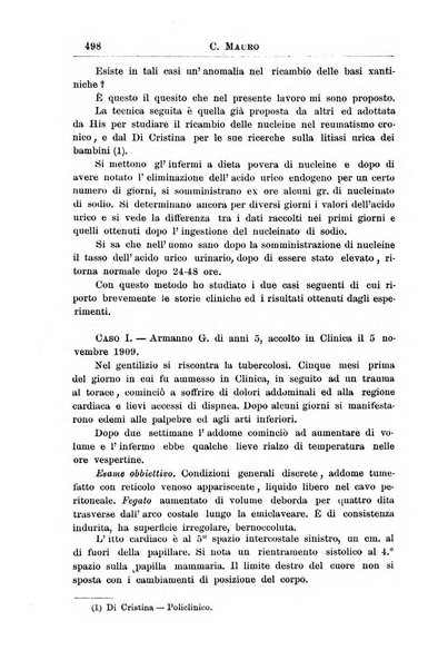 La pediatria periodico mensile indirizzato al progresso degli studi sulle malattie dei bambini