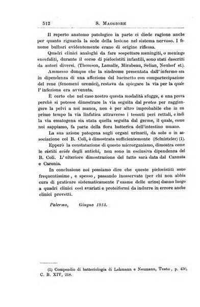 La pediatria periodico mensile indirizzato al progresso degli studi sulle malattie dei bambini