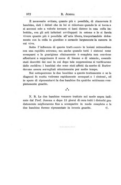 La pediatria periodico mensile indirizzato al progresso degli studi sulle malattie dei bambini