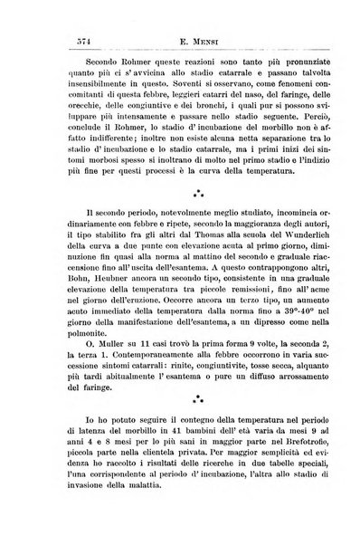 La pediatria periodico mensile indirizzato al progresso degli studi sulle malattie dei bambini