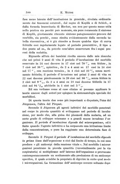 La pediatria periodico mensile indirizzato al progresso degli studi sulle malattie dei bambini