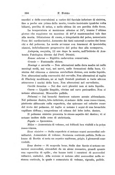 La pediatria periodico mensile indirizzato al progresso degli studi sulle malattie dei bambini