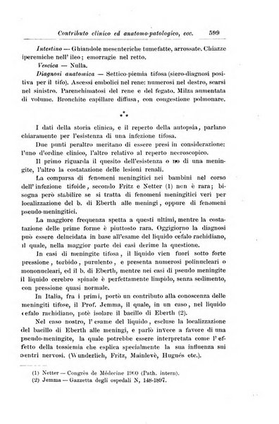 La pediatria periodico mensile indirizzato al progresso degli studi sulle malattie dei bambini