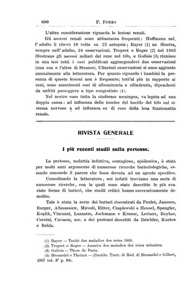 La pediatria periodico mensile indirizzato al progresso degli studi sulle malattie dei bambini