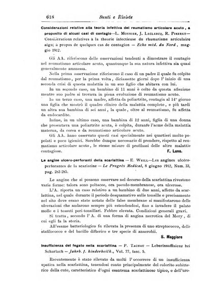 La pediatria periodico mensile indirizzato al progresso degli studi sulle malattie dei bambini