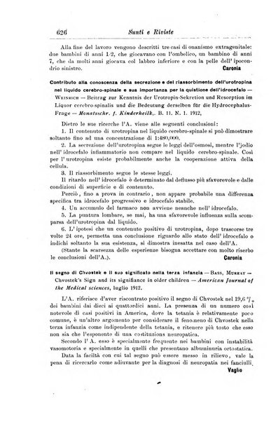 La pediatria periodico mensile indirizzato al progresso degli studi sulle malattie dei bambini