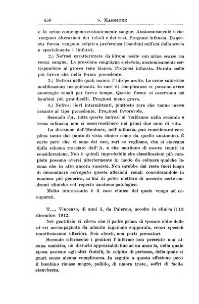 La pediatria periodico mensile indirizzato al progresso degli studi sulle malattie dei bambini