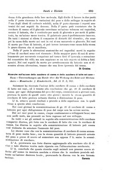 La pediatria periodico mensile indirizzato al progresso degli studi sulle malattie dei bambini