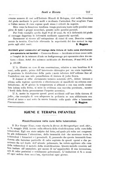 La pediatria periodico mensile indirizzato al progresso degli studi sulle malattie dei bambini