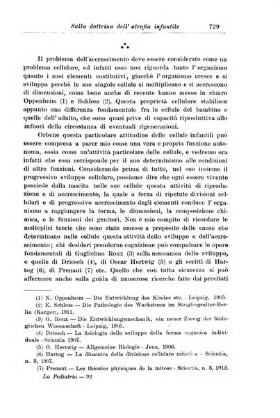 La pediatria periodico mensile indirizzato al progresso degli studi sulle malattie dei bambini