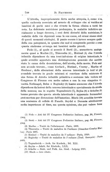 La pediatria periodico mensile indirizzato al progresso degli studi sulle malattie dei bambini