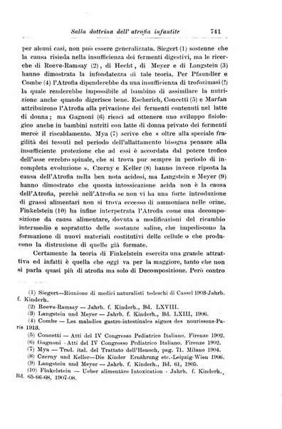 La pediatria periodico mensile indirizzato al progresso degli studi sulle malattie dei bambini