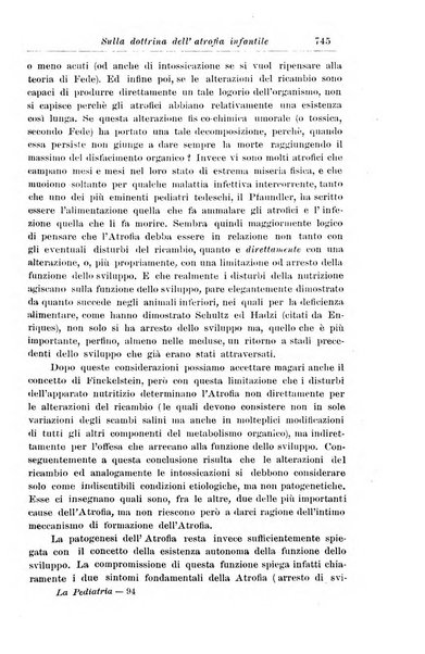 La pediatria periodico mensile indirizzato al progresso degli studi sulle malattie dei bambini