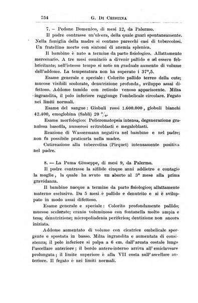 La pediatria periodico mensile indirizzato al progresso degli studi sulle malattie dei bambini