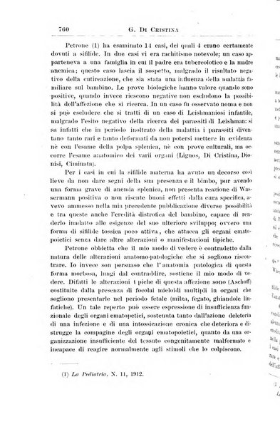 La pediatria periodico mensile indirizzato al progresso degli studi sulle malattie dei bambini