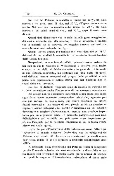 La pediatria periodico mensile indirizzato al progresso degli studi sulle malattie dei bambini