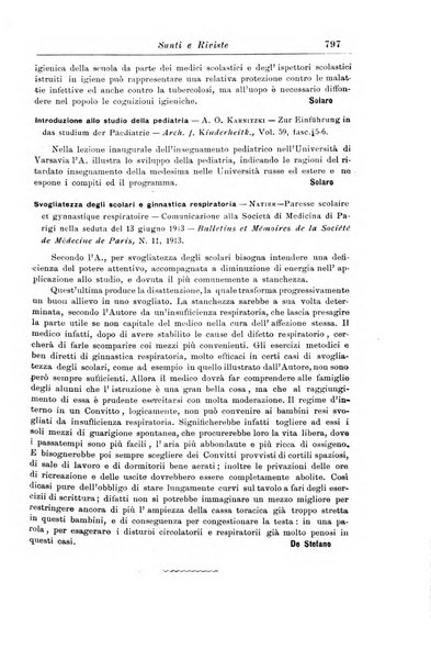 La pediatria periodico mensile indirizzato al progresso degli studi sulle malattie dei bambini