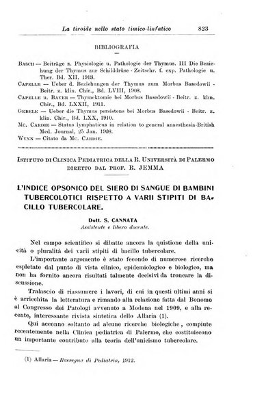 La pediatria periodico mensile indirizzato al progresso degli studi sulle malattie dei bambini