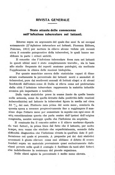 La pediatria periodico mensile indirizzato al progresso degli studi sulle malattie dei bambini