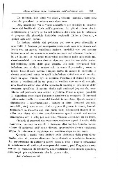 La pediatria periodico mensile indirizzato al progresso degli studi sulle malattie dei bambini