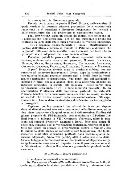 La pediatria periodico mensile indirizzato al progresso degli studi sulle malattie dei bambini