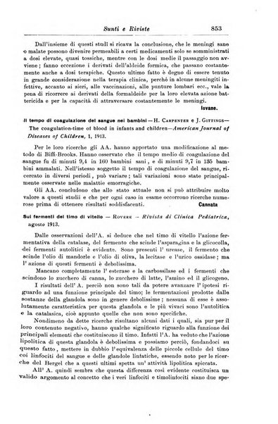 La pediatria periodico mensile indirizzato al progresso degli studi sulle malattie dei bambini