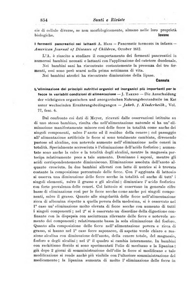 La pediatria periodico mensile indirizzato al progresso degli studi sulle malattie dei bambini